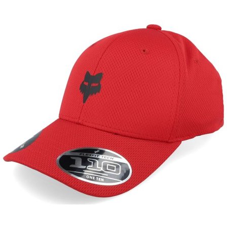 Fox - Röd adjustable Keps - Lithotype Flame Red 110 Adjustable @ Hatstore