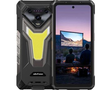 Ulefone-Ulefone Armor 34 Pro 16+512GB Pulse Blac-Smarttelefon med innebygd projektor og stort batteri-Phones-Ulefone mobiltelefon