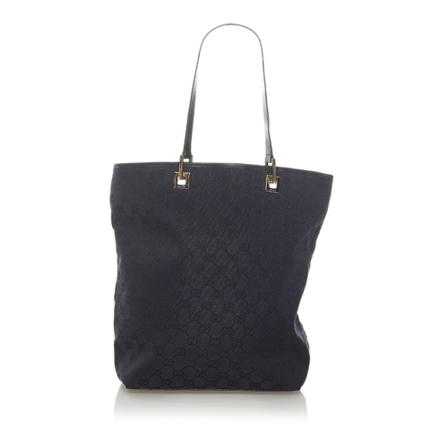 Gucci Vintage, Pre-owned Tote Bag Zwart, Dames, Maat:ONE Size