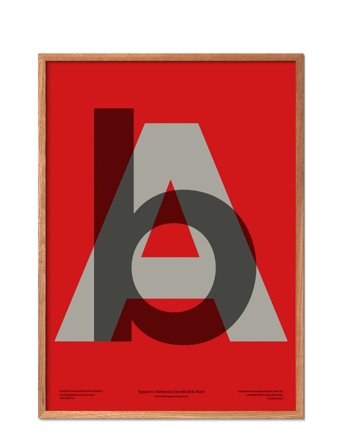 Poster & Frame Ilwt-Ab - Red - 70X100CM