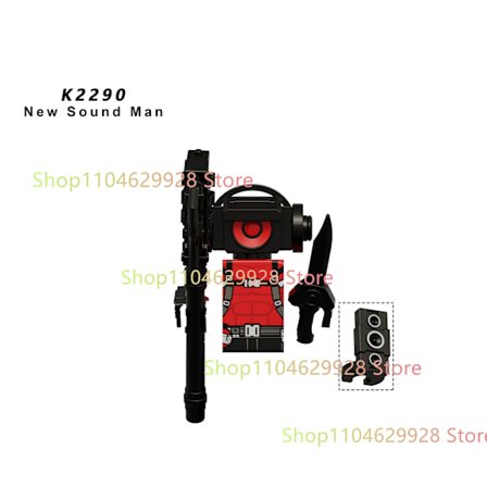 KDL Skibidi Toalett Mann Figurer Anime Klosse Leker TvMan Titan Kameramann Talemann Brikker Modell Leke For Barn Bursdagsgaver