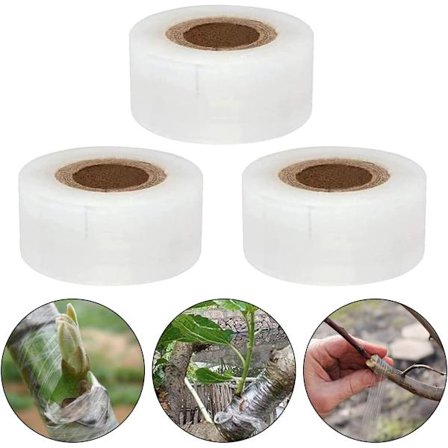 3 st ympningstejp 200mx3cm biologiskt nedbrytbar stretchtejp S