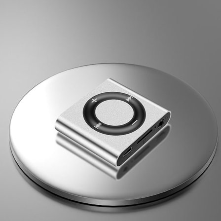 Mp3-afspiller - 32Gb kort + Bluetooth hovedtelefoner (Sølv)