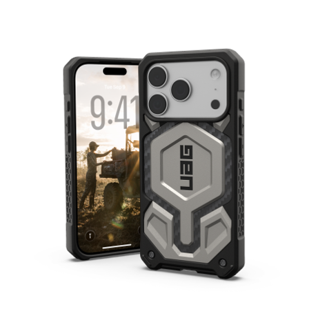 UAG Monarch Pro MagSafe-etui for iPhone 17 Pro - titan