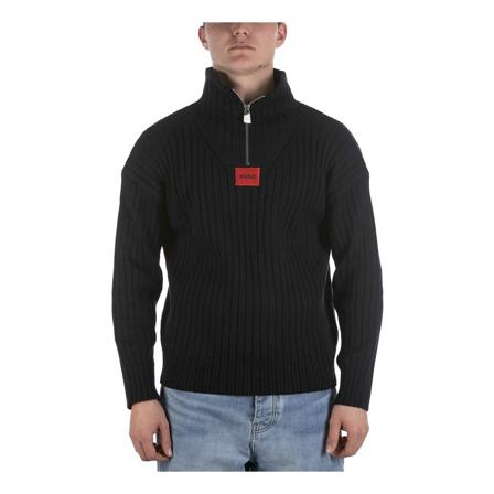 Hugo Boss, Turtlenecks Blauw, Heren, Maat:S