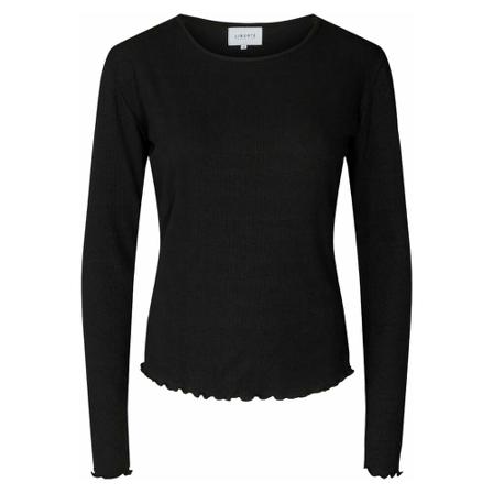 Liberté top Sort, Dame, Størrelse: 2XL