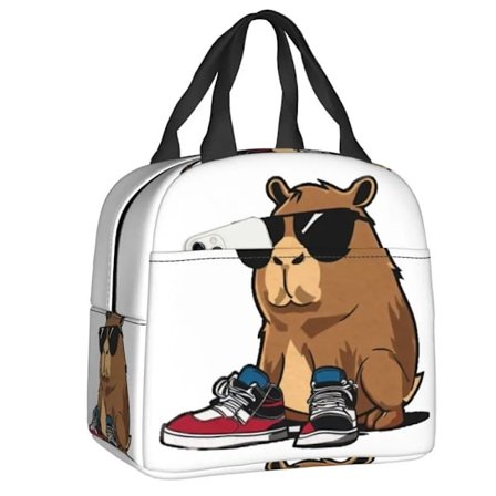 Isolerad Lunchväska För Söt Stor Capybara Formad (2)