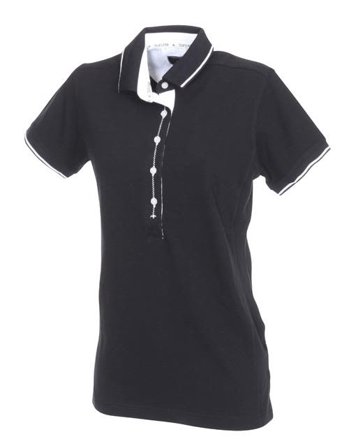 Texstar PSW5199000170 Pikétrøje sort sort, Tøj