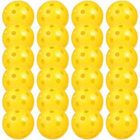 24 stk. Golf Træningsbolde Luftstrøm Golfbolde Plastik Golfbolde Golf Træningsbolde Golf Tilbehør