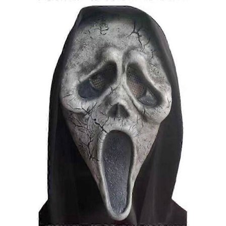 Scream Mask Ghostface Skalle Latex Maske Voksne Skummel Spøkelse Ansikt Skrekkmaske Halloween Party Kostyme Cosplay Rekvisitter_jarx