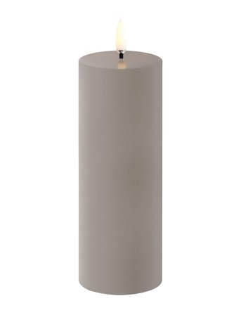 UYUNI Lighting Led Pillar Candle - Beige - H15.2CM