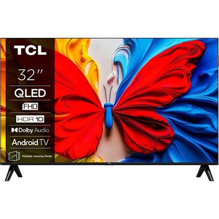 TCL 32S51K - QLED-TV 32 (81 cm) - Full HD 1920x1080 - HDR10 - Android TV - 2xHDMI 1.4 - WiFi