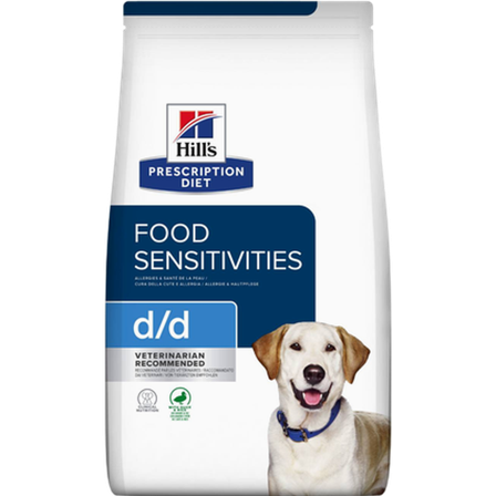 Hill's Prescription Diet Dog - d/d Food Sensitivities Duck & Rice 12kg - Hund - Hundefôr & hundemat - Veterinærfôr for hund - ZOO.no