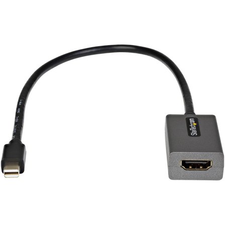 StarTech Mini DisplayPort to HDMI Adapter, mDP to HDMI Adapter Dongle, 1080p, Mini DisplayPort 1.2 to HDMI Monitor/Display, Mini DP to HDMI Video