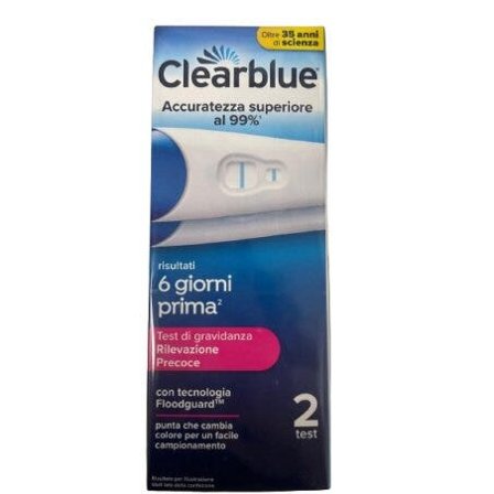 Clearblue Test di Gravidanza Visuale Precoce 2 Test