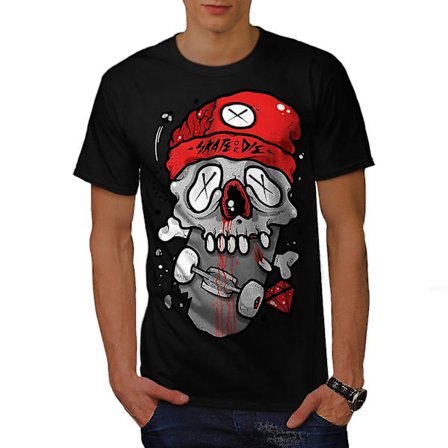 Skate Or Die Sport Män Blackt-shirt