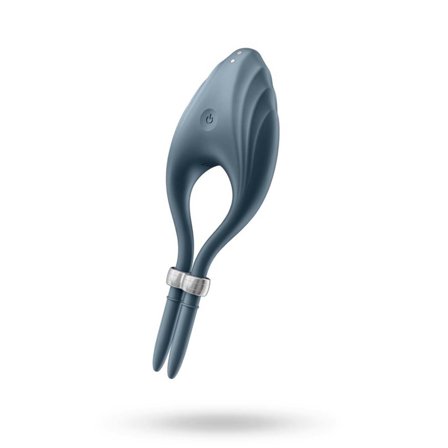SATISFYER DUELIST RING VIBRATOR - BLUE