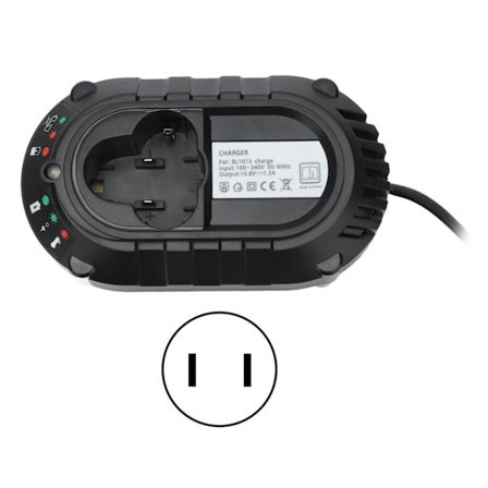 Li-Ion batteriladdare kortslutningsskydd 4 valmöjligheter enkel bekväm användning 10,8 V batteriladdare 100-240VJP