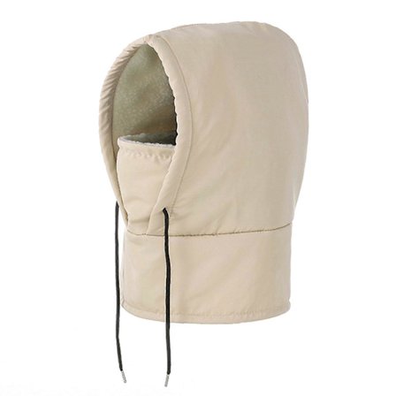 Talvihiihtomaski huppuhattu naisille ja miehille, tuulenpitävä lämmin täyspeittävä pyöräily ulkoilu kylmän sään hattu