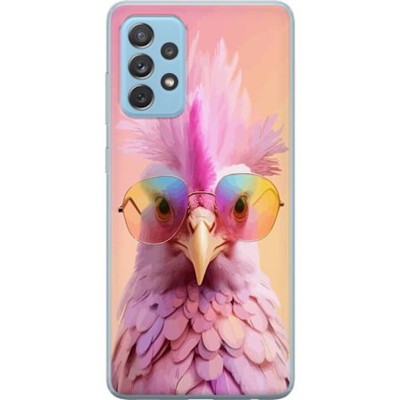 Yhteensopiva Puhelinkuori Samsung Galaxy A52 5G Pink Bird