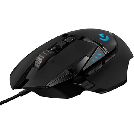 Logitech G502 HERO Trådlös Gamingmus, HERO 25K Sensor, 25600 DPI, RGB, Justerbara Vikter, 11 Programmerbara Knappar