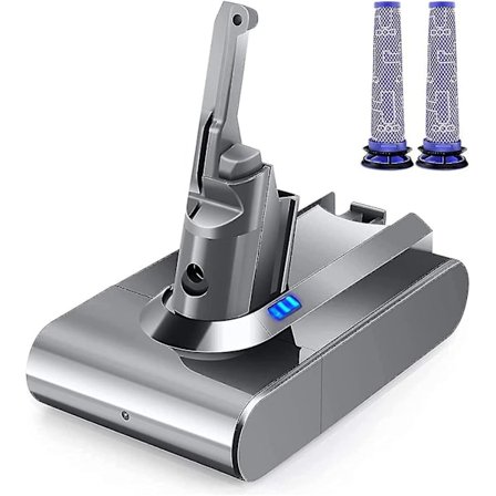 V8 Batteri Motorhead Støvsuger, v8 Batteri, 21.6v 6000mah Sv10 Batteri Kompatibel V8 Fluffy, v8 Absolute, v8 Animal Ledningsfri, sv10 Ledningsfri 