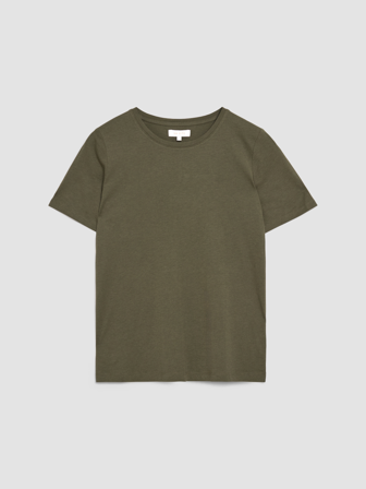 MATCH - Ava t-skjorte - Va Vite - Str. S - Dame - Topper & T-skjorter - Grønn - 50% bomull, 50% modal