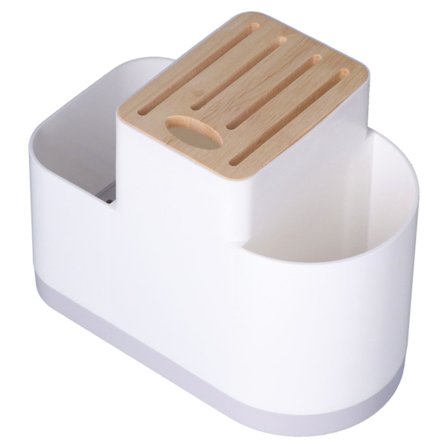 Multifunksjonell kniv- og spisepinnestativ i plast for kjøkken