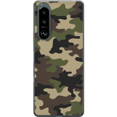 Sony Xperia 5 III Gjennomsiktig deksel Skog kamuflasje