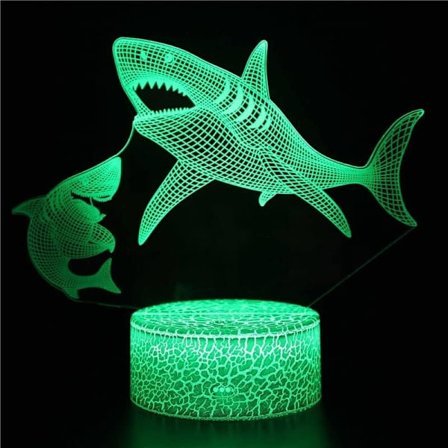 3D Engel Model Illusion Lampe Farverig Led Natlampe til Pigeværelse Dekoration USB Skrivebordslampe Fødselsdag År Gave