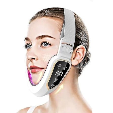 Facial Lifting Device Led Photon Therapy Facial Slimming Vibration Massager Double Chin V-shaped Cheek