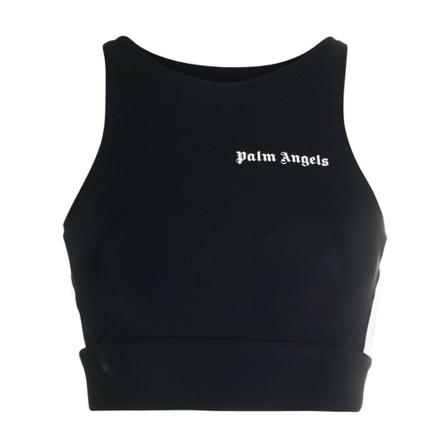 Palm Angels, Top Zwart, Dames, Maat:S,print