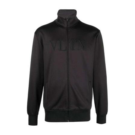 Valentino, logo zip-jacket Zwart, Heren, Maat:L