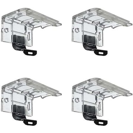 Trådløse Skærmbeslag Persienne Hovedskinneholder Clip 4 STK 4 STK 4 Stk