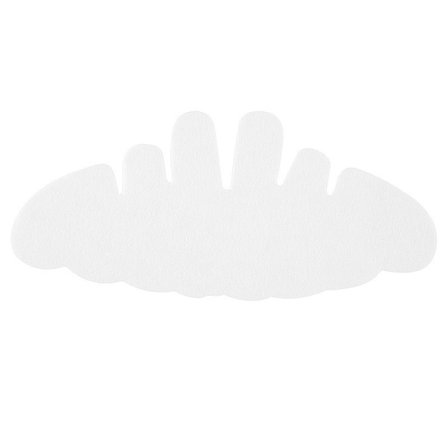 10 stk. Hatteindlæg i filt - Absorberer sved og beskytter dine hatte, passer til baseballkasketter og skyggehatte White