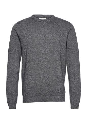Jjebasic Knit Crew Neck Noos Neulepaita Pyöreä Kaula-aukko Harmaa Jack & J S