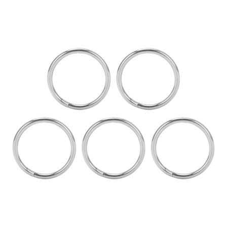 5 st Rostfria Stål O-ringar 3mm Marinbåt Bagage Hårdvara Ringar 3x40mm 0.1x1.6in