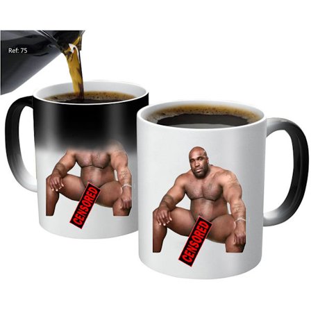 Unisex Morsom eller Gøyal Gave Kaffekopp, Viser Melding Når Oppvarmet, 2-pakning