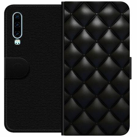 Huawei P30 Plånboksfodral Leather Black