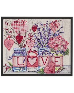 Broderikit Billede Love - Abris Art
