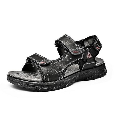 Herre udendørs lædersandaler strandsko