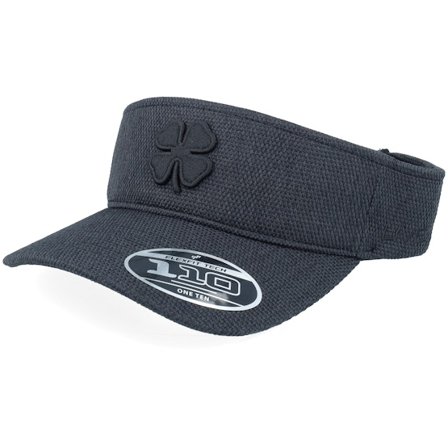 Black Clover - Bamboo Black Visor Visor Black Cap - @ Hatstore