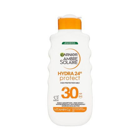 Garnier Hydra 24H Protection Milk SPF 30 175 ml, Skincare, Solpleje, Solcreme
