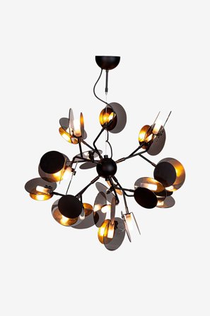 By Rydéns - Kattovalaisin Turno - Musta - Riippuvalaisimet - - Homeroom