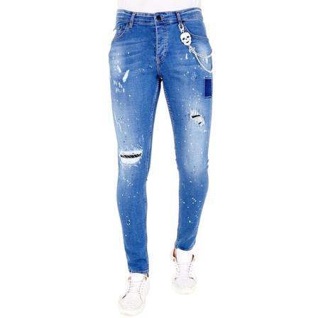 Local Fanatic - Jeans - Blå - Herr - Storlek: W33, Herr, Storlek: W33