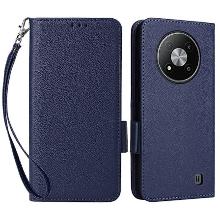 Flip Plånbok Läderfodral med Kortfack för ZTE Blade A73 Pro 5G A73 5G Optus X Pro 5G (Mörkblå, Mörkblå)