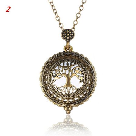 Særligt Design Halskæde Forstørrelsesglas Vintage Kæde Forstørrelsesglas Halskæde Vedhæng Bedstemor Gave Metal Antik Gave