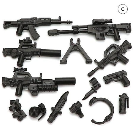 Diy Arms Parts Soldier Playmobil Modell Byggsten Tegel Barnleksak db