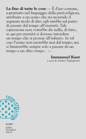 La fine di tutte le cose Immanuel Kant