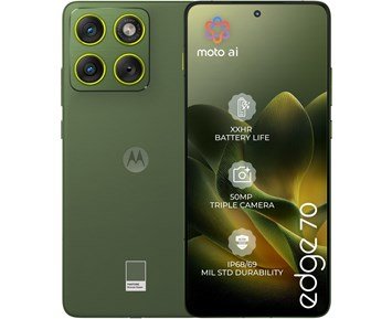 Edge 70 PANTONE Bronze Green - Motorola Edge 70 – tunn, tålig & full av kraft